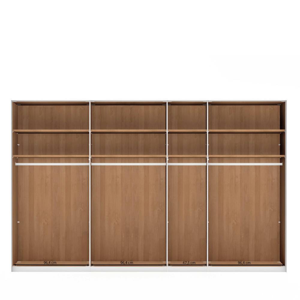 216 cm hoher Schlafzimmerschrank 7-türig - Murray