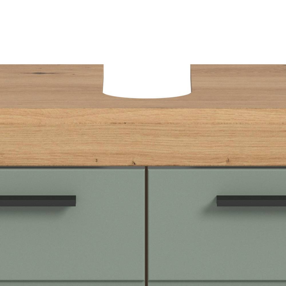 Unterbeckenschrank und Spiegel Set - Tamdato (zweiteilig)