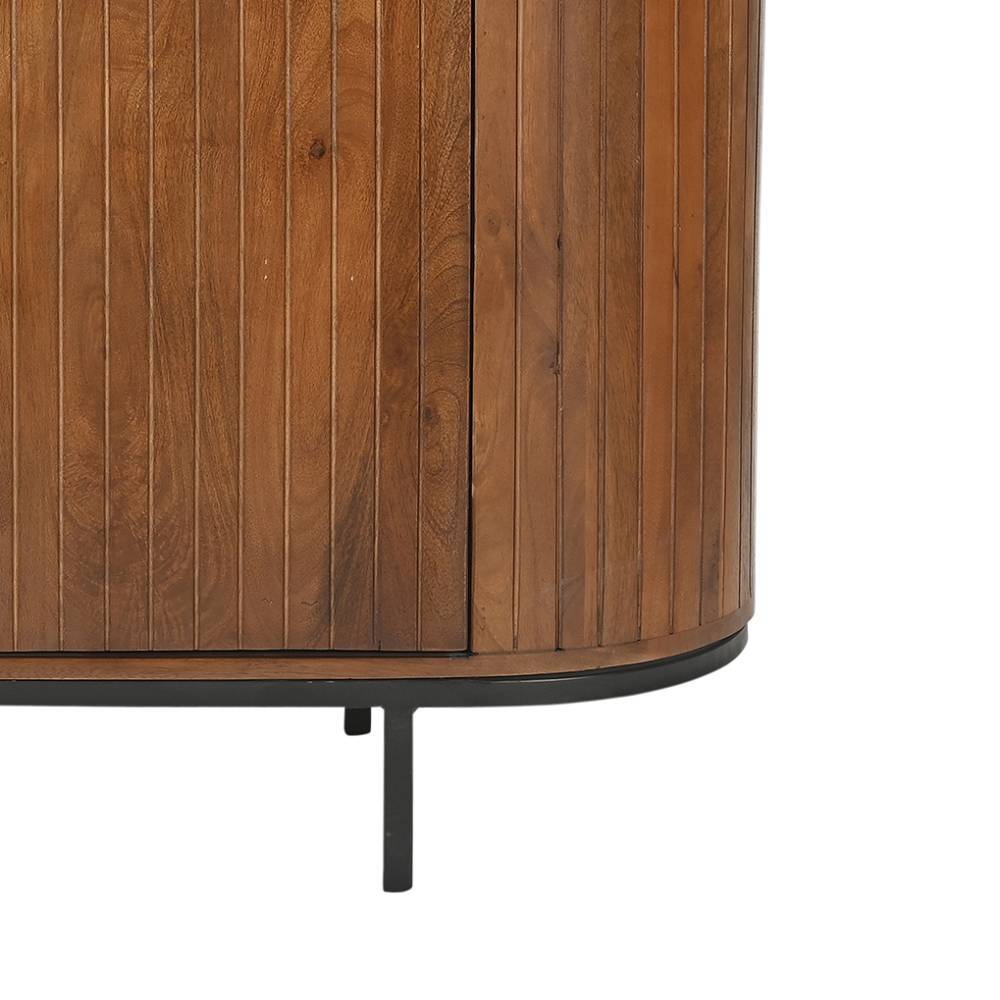 Retro Design Kommode aus Mangoholz - Galadira
