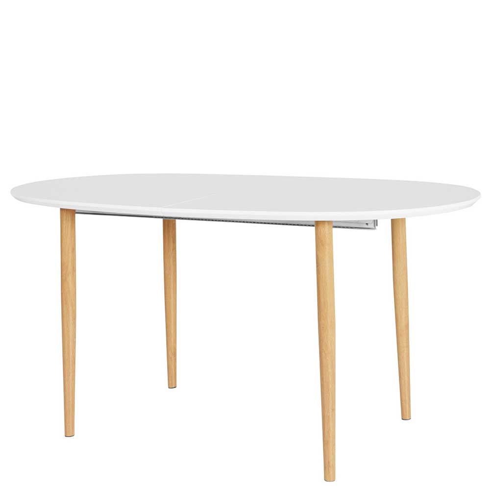 Ovaler Esstisch mit drei Einlegeplatten - Lorenaru
