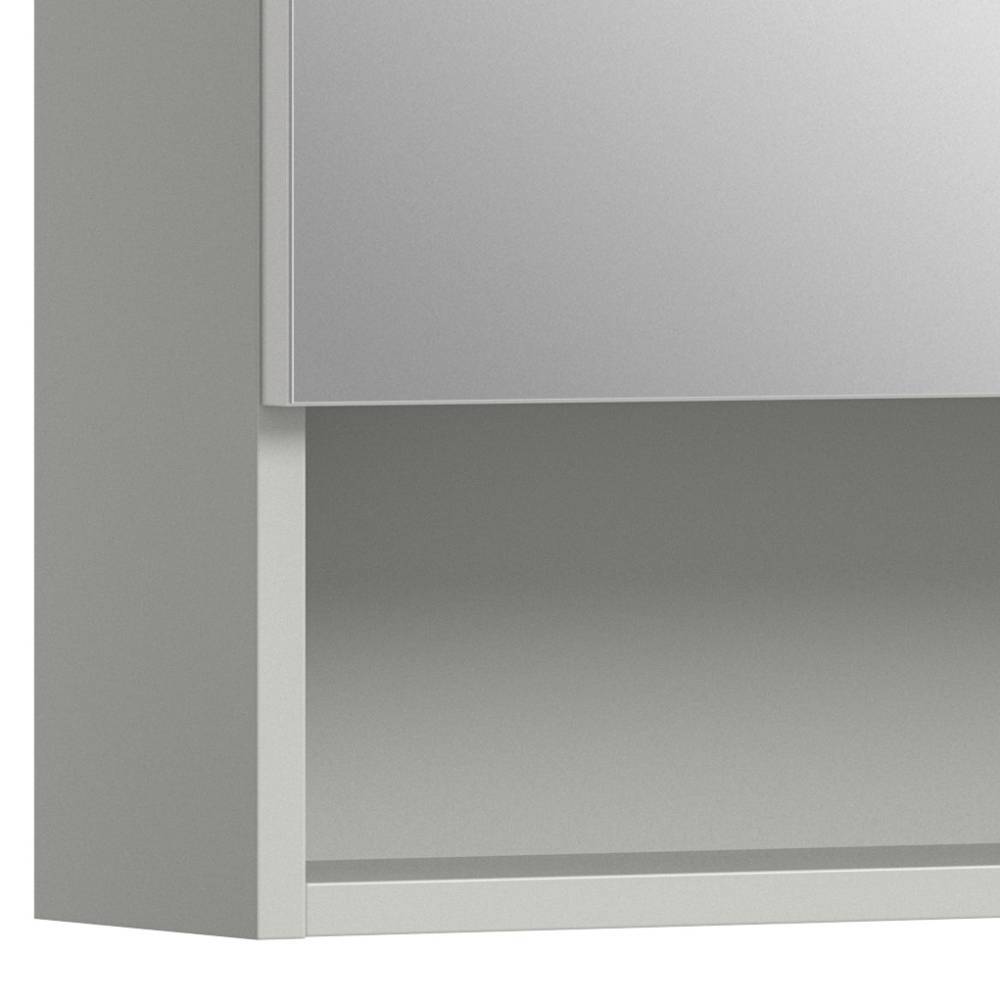 Spiegelschrank mit Doppeltür und Fach - Queenlo