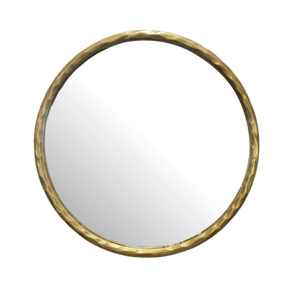 Wandspiegel aus Metall in Gold - Brixx