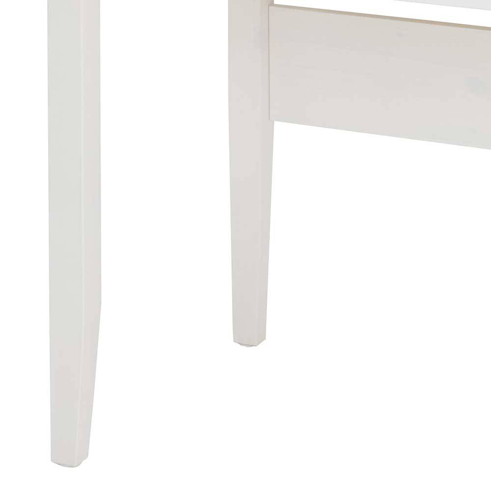 Konsole Schreibtisch aus Kiefer Lauge & Weiß - Sibiuta