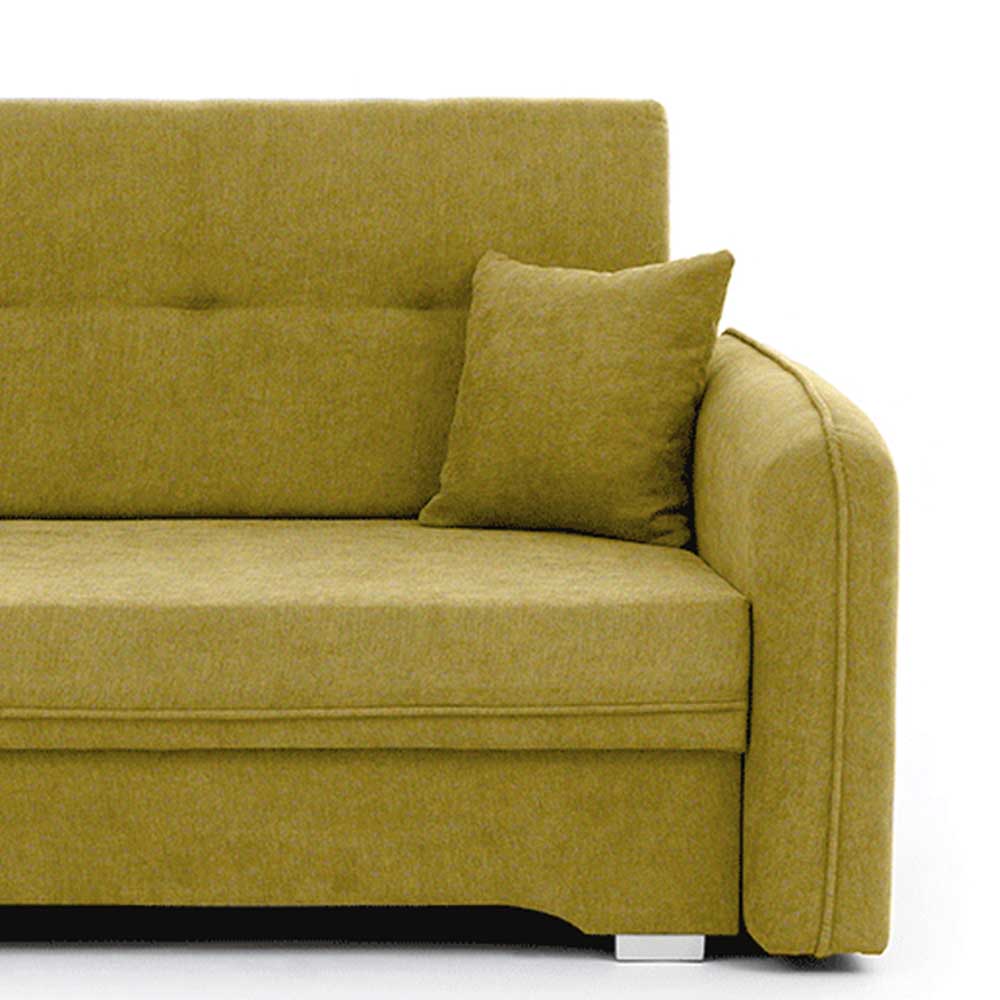 Ausziehsofa in Ocker Velours - Cooba