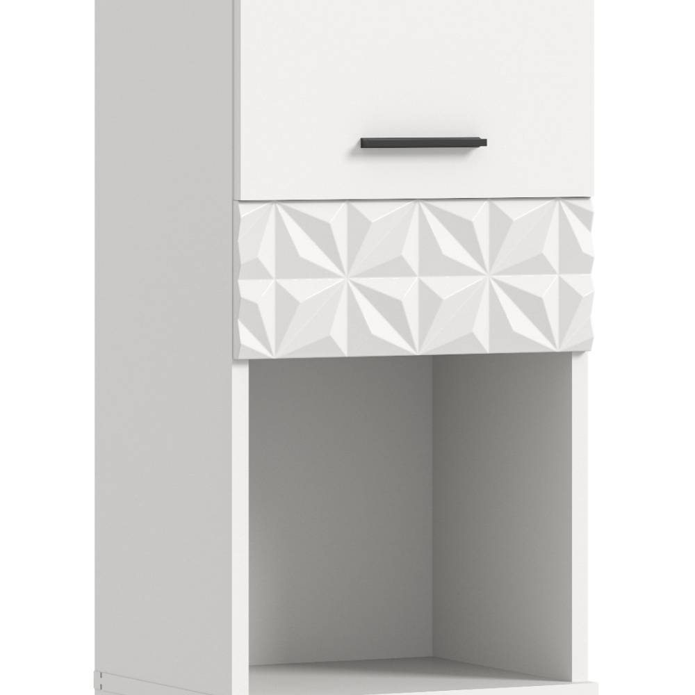Badezimmer Hochschrank in Weiß - Ustabo
