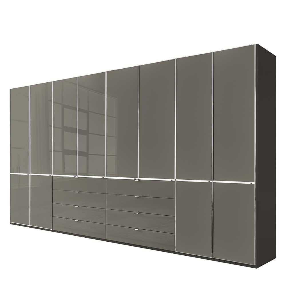 8-türiger Schlafzimmerschrank 394 cm breit - Madita