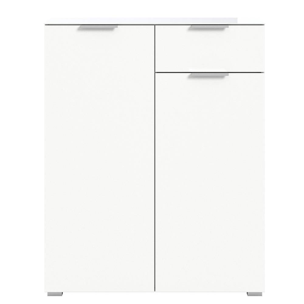 Moderne Kommode mit zwei Türen und Schublade - Premium