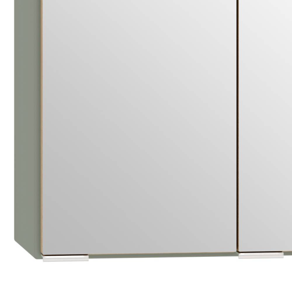 60cm Badezimmer-Spiegelschrank in Graugrün - Malivtros