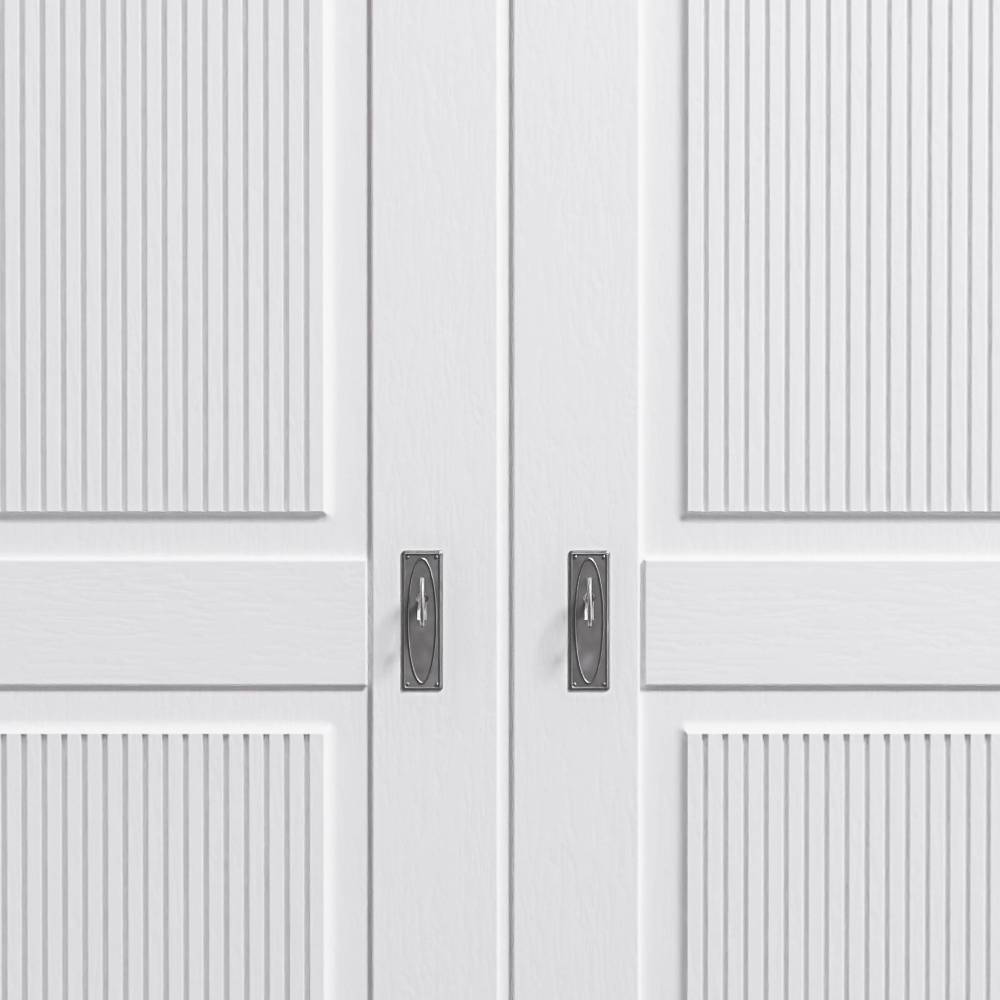 Modern Country Style Kleiderschrank in Weiß - Kazanova