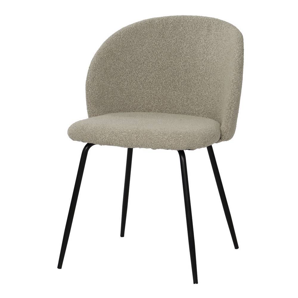 Esszimmerstuhl in Taupe Strukturstoff - Harris (2er Set)