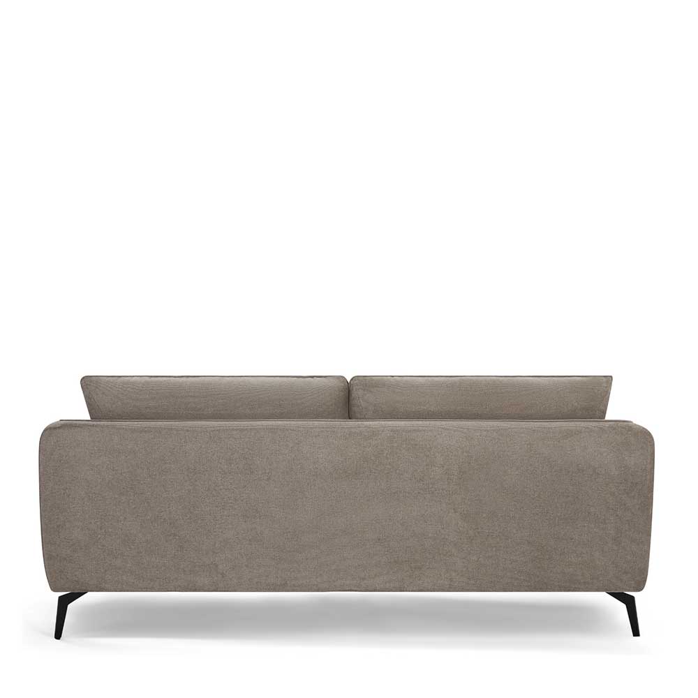 Federkernsofa in Beige Stoffbezug - Ordinia