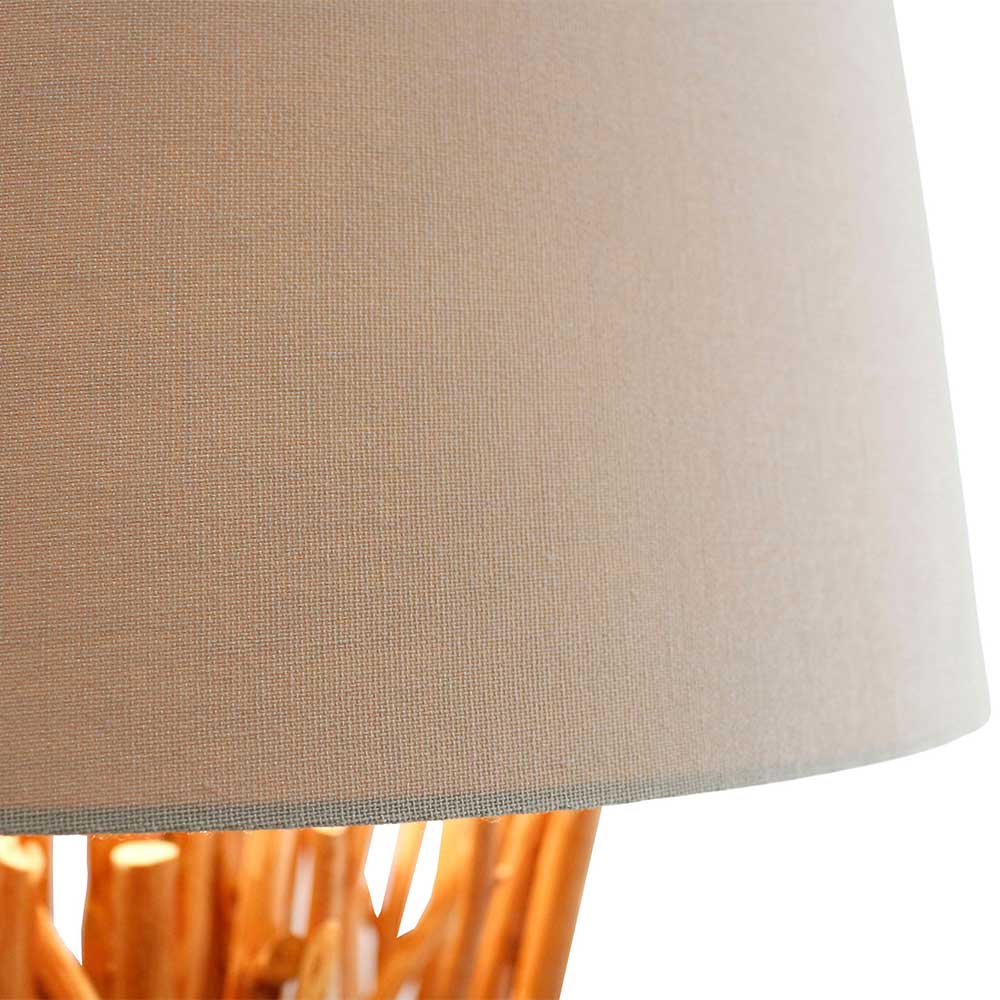 Stehlampe mit Fuß aus Treibholz Ästen - Duffy