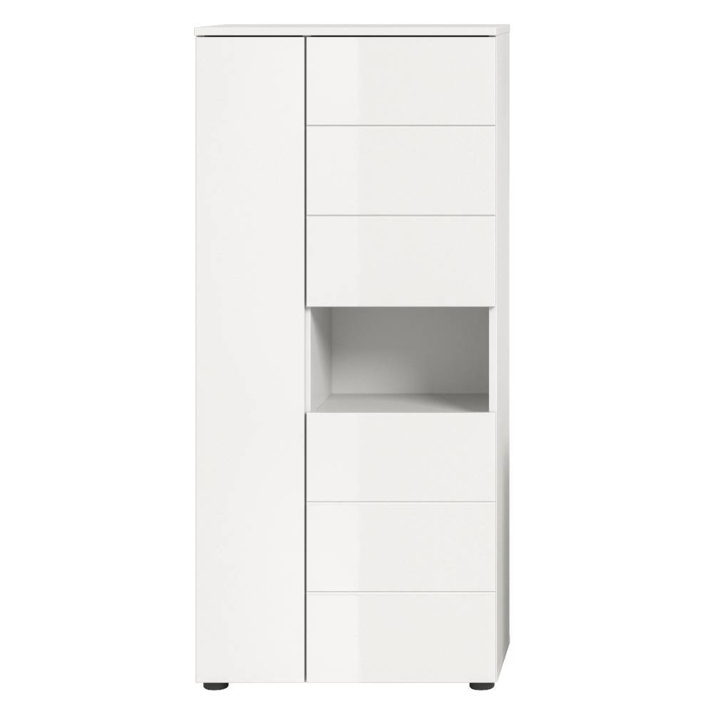 Badezimmer Highboard in Weiß - Vitablos