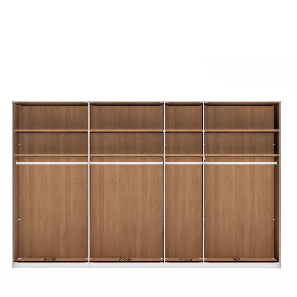 Schlafzimmer-Kleiderschrank mit sieben Türen - Dilacco