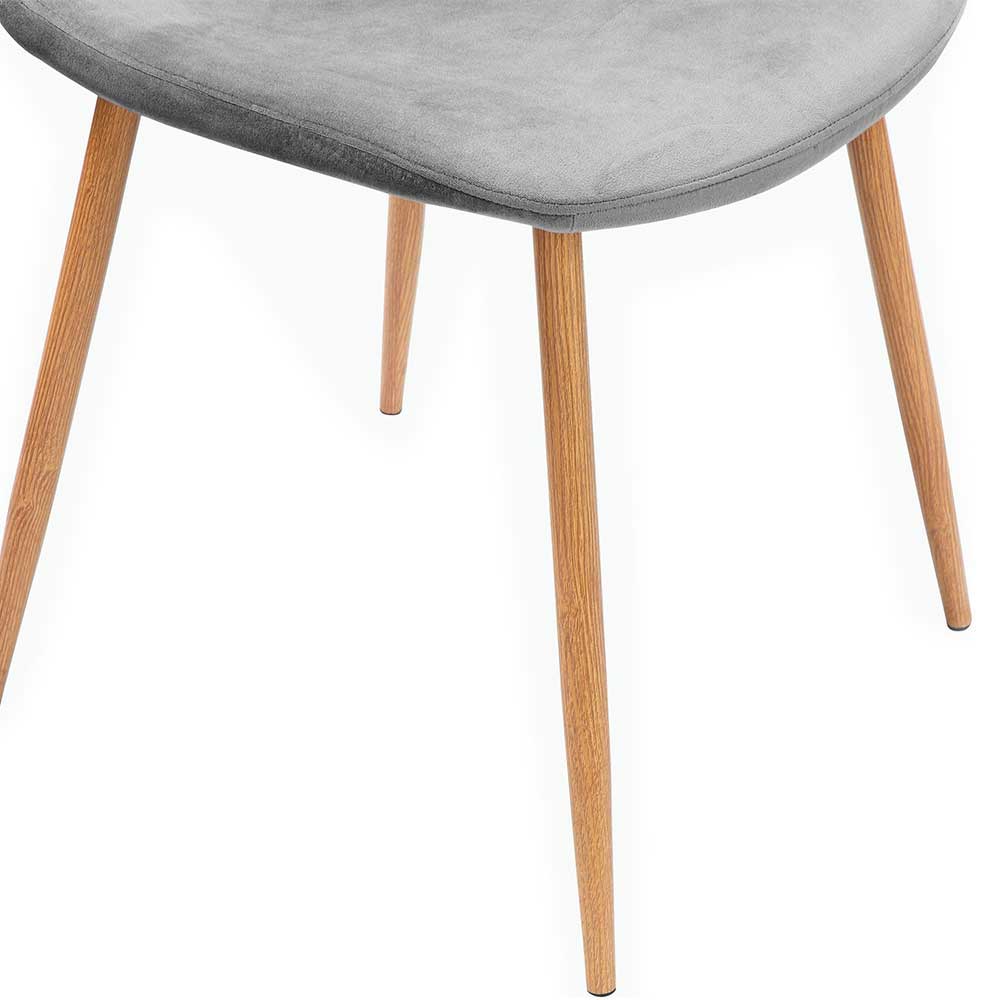 Runde Essgruppe mit Schalenstühlen - Fabiola (fünfteilig)