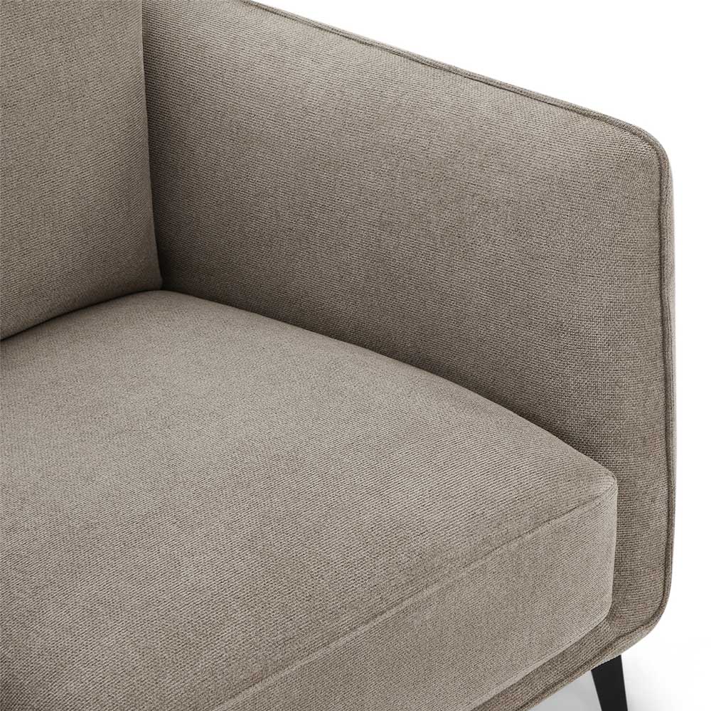 Federkernsofa in Beige Stoffbezug - Ordinia