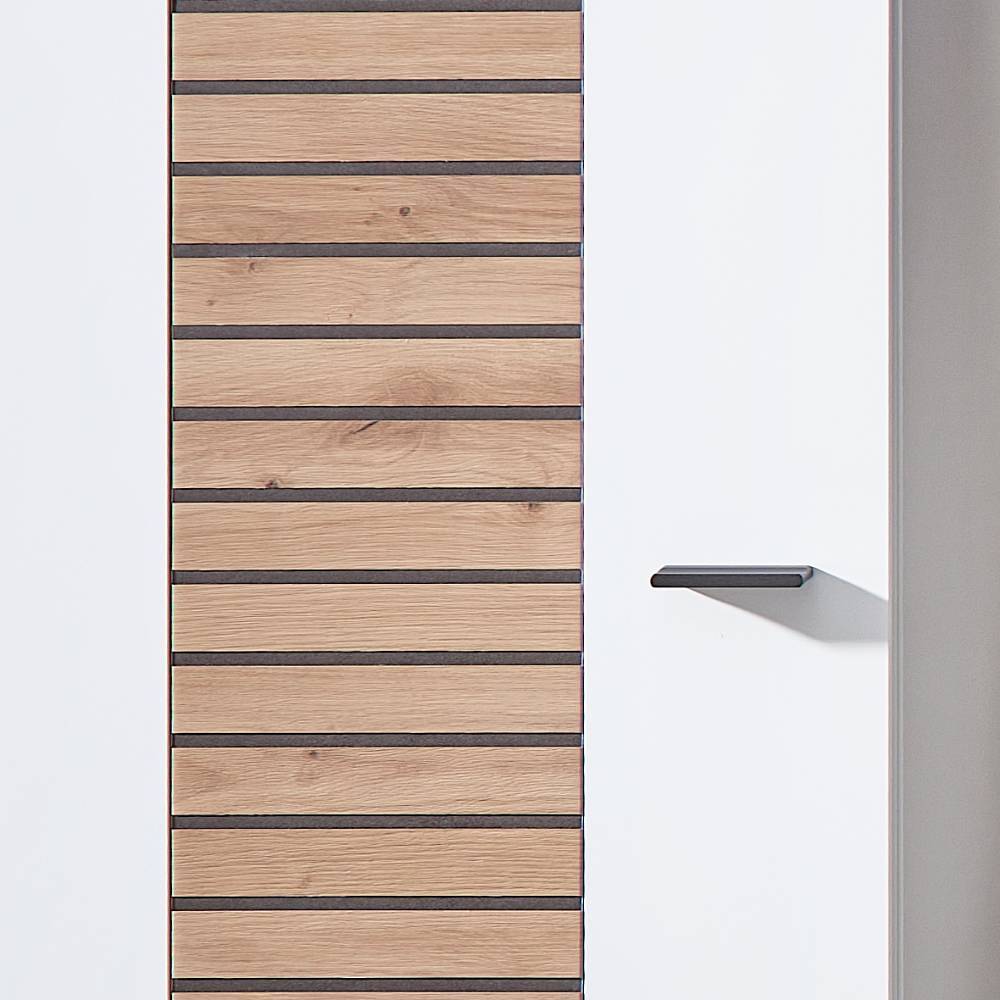 Garderobenmöbel Komplettset in Weiß - Niam (fünfteilig)