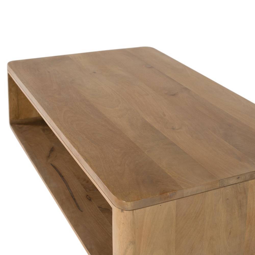 Massivholz Couchtisch aus Mangobaum - Jacqueline
