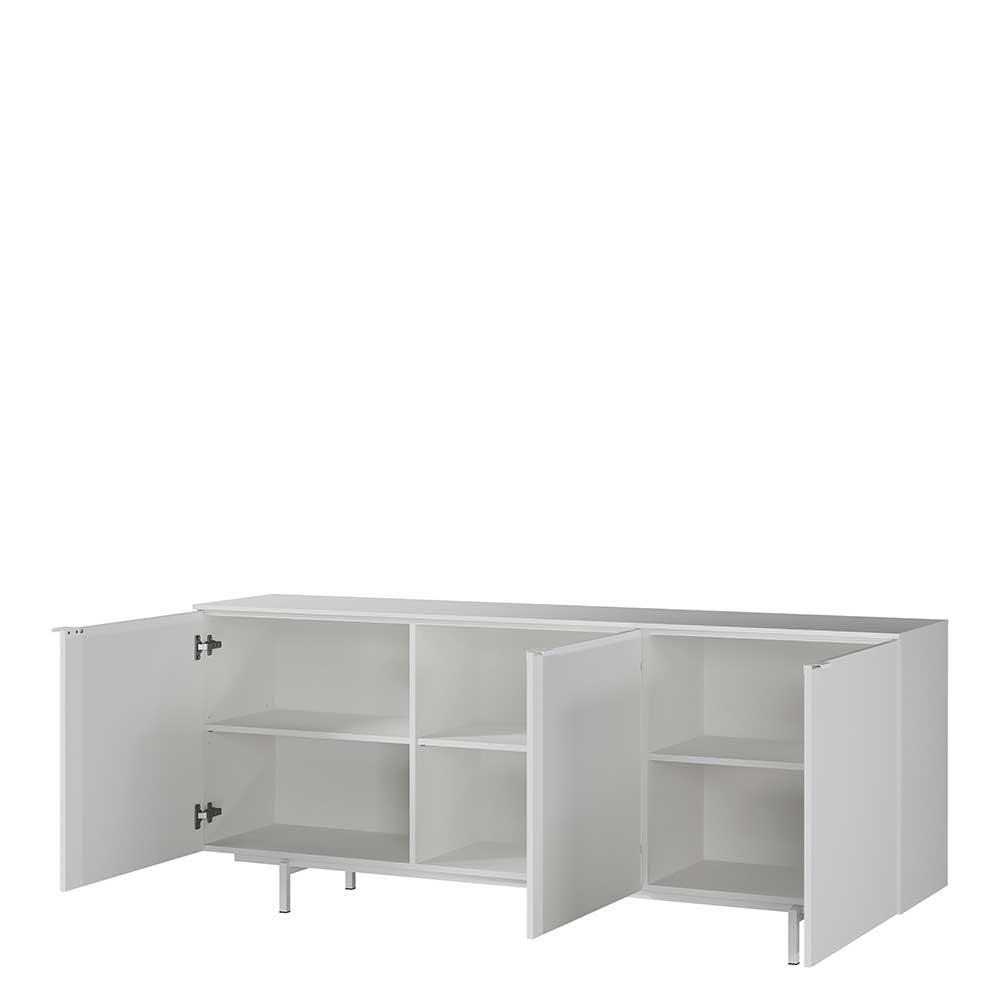 182x75x40 cm Weißes Sideboard mit drei Türen - Jesolo