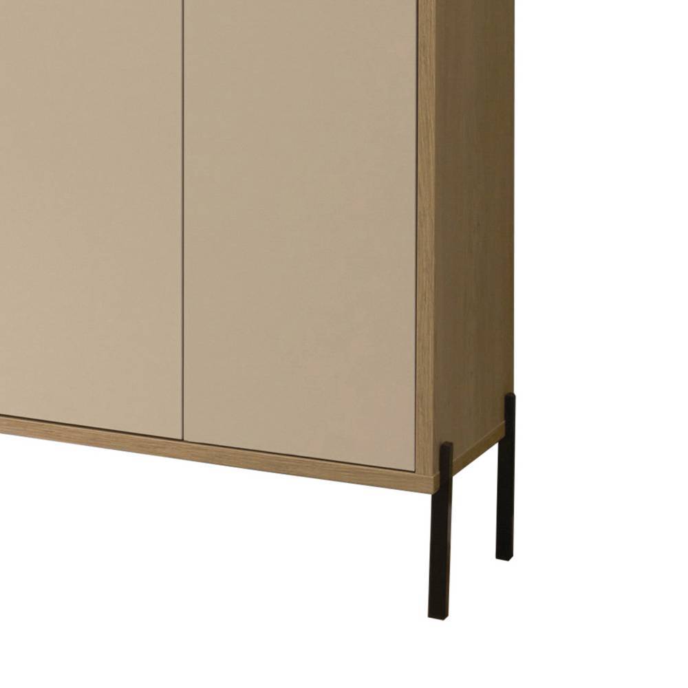 Wohnwand-Möbelset in Beige - Dasanti (dreiteilig)