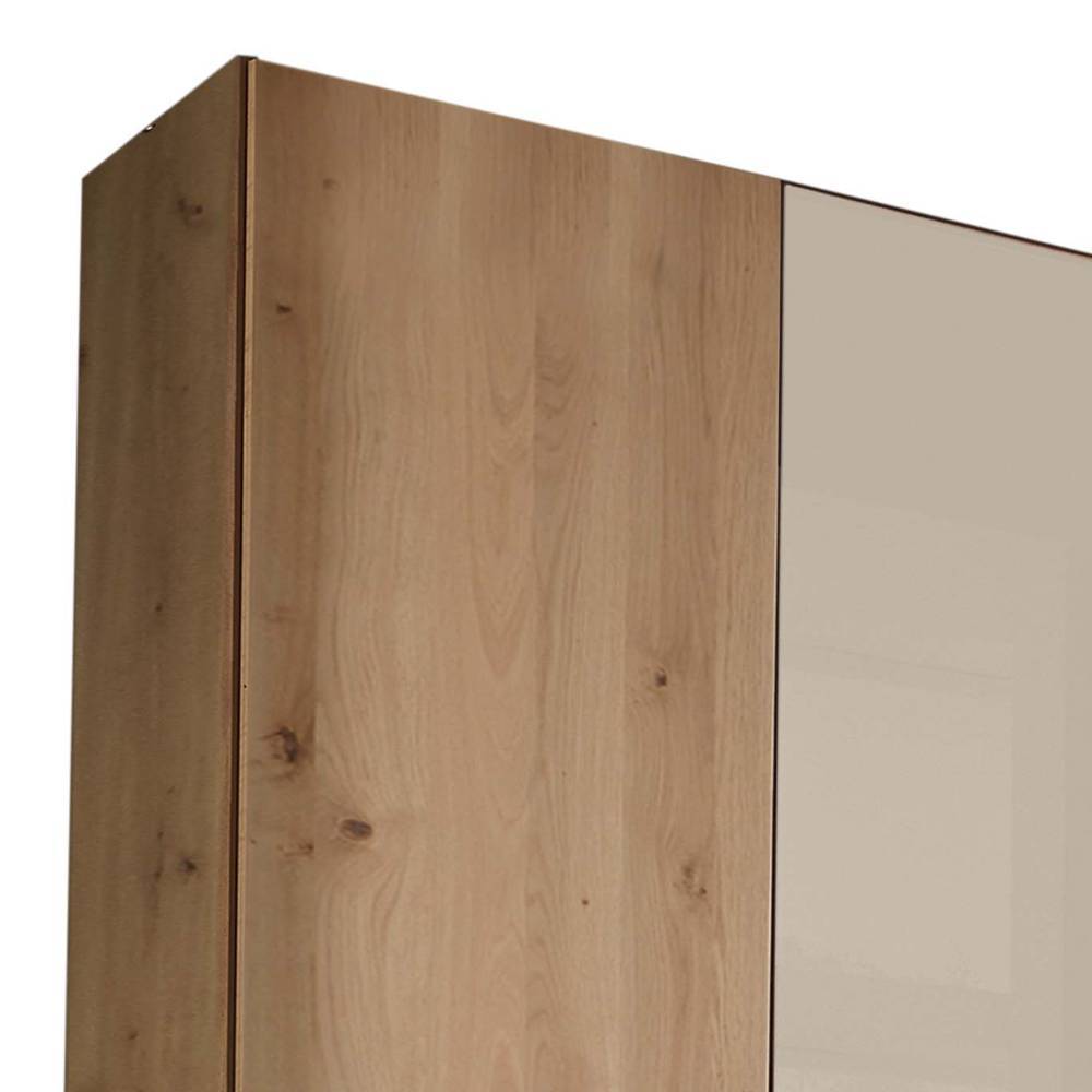 8-türiger Schlafzimmerschrank in Champagner - Nikoba