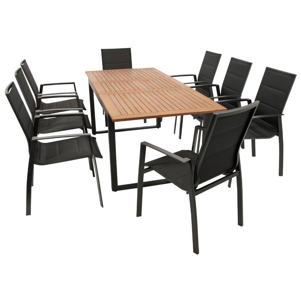 Garten-Essgruppe für acht Personen - Proof (neunteilig)
