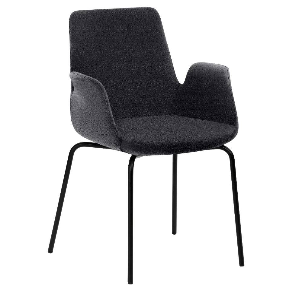 Esszimmer Tischsessel in Anthrazit - Kilazo