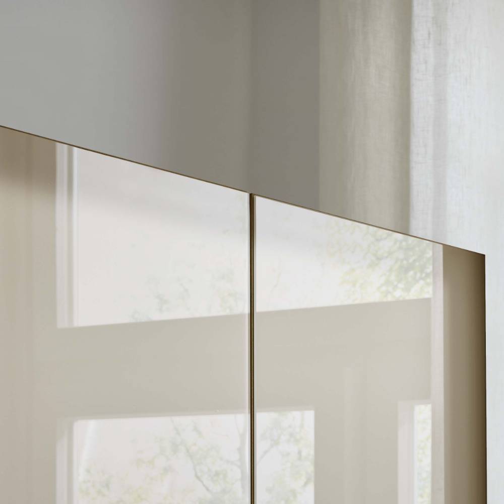 3-türiger Kleiderschrank mit Glasfront - Nikoba