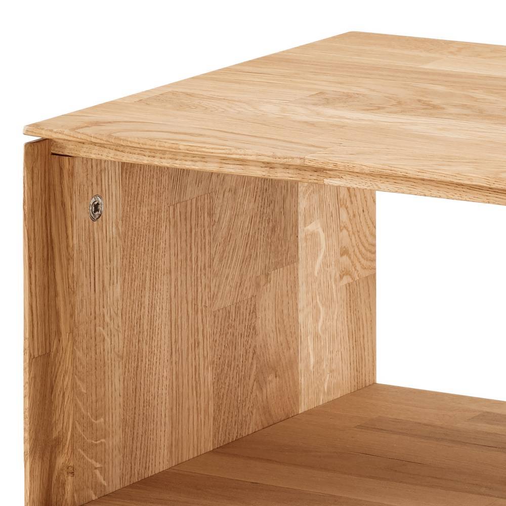 Massivholz-Nachtkommode 47 cm hoch - Kassanda