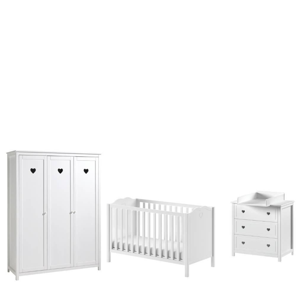 Babyzimmer mit Herz - Grandory (dreiteilig)