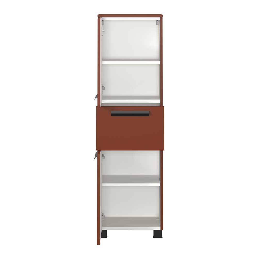 Waschtisch und Midischrank und Lichtspiegel - Exeler (dreiteilig)