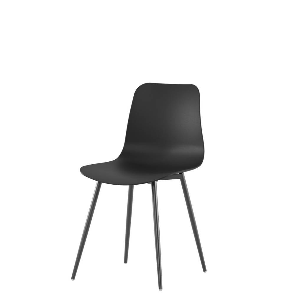 Schalenstühle in Schwarz - Cellja (4er Set)