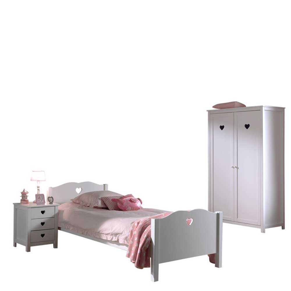 Kinderzimmer-Einrichtung mit Herz - Grandory (dreiteilig)