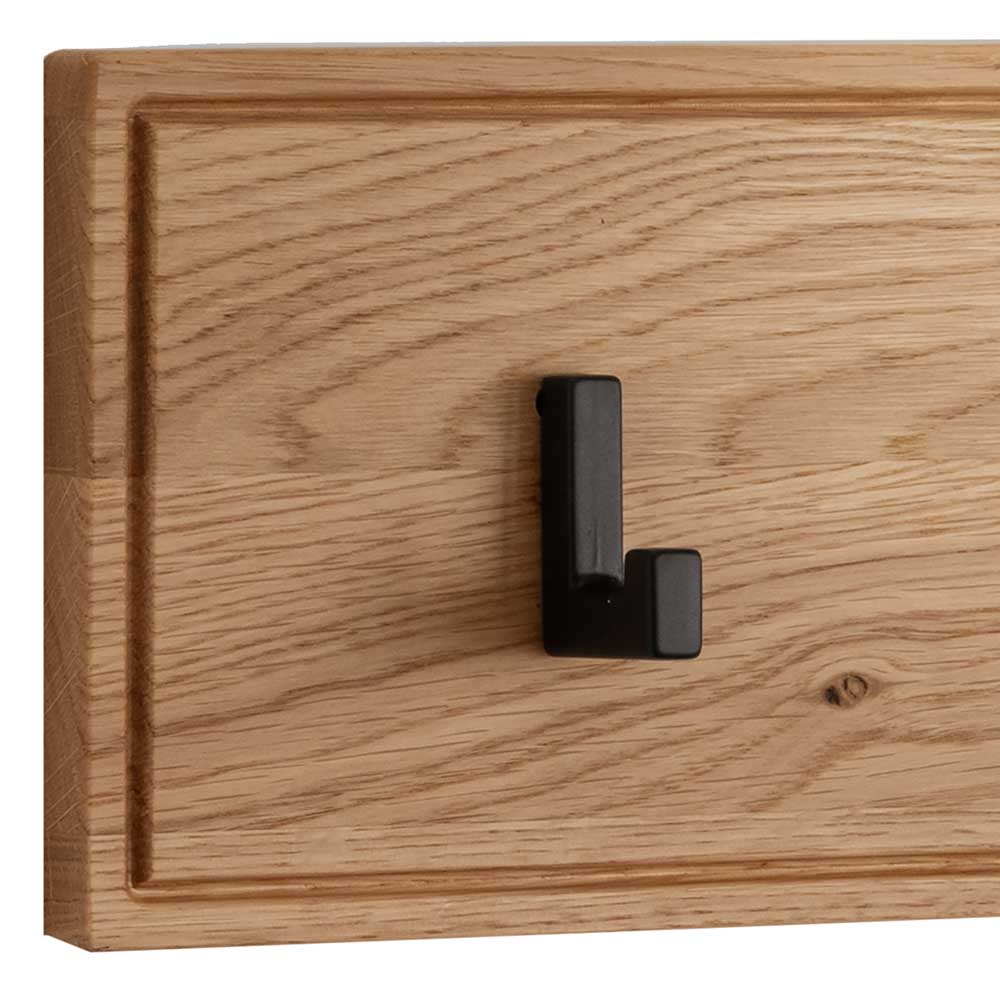 Garderobe Hakenleiste aus Asteiche Massivholz - Zonga