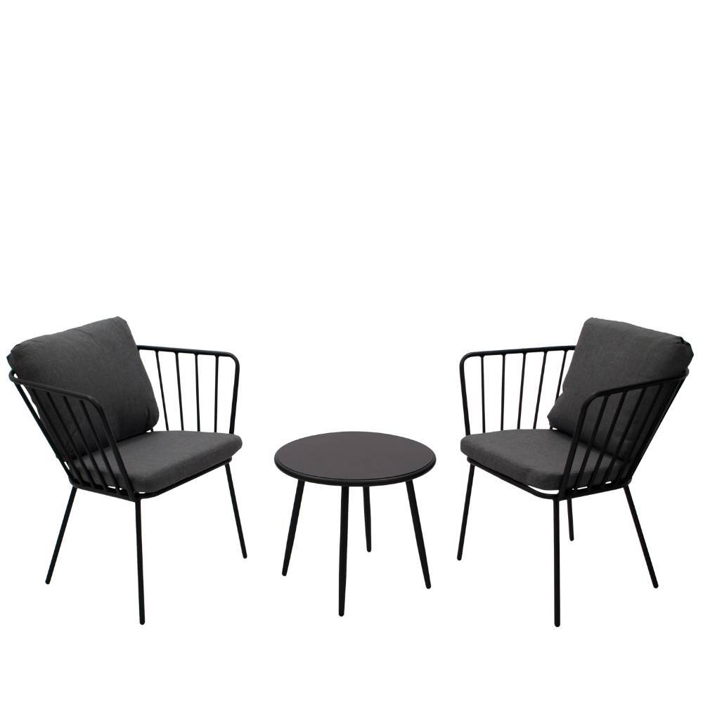 Retrodesign Gartengruppe für zwei Personen - Naomi (dreiteilig)