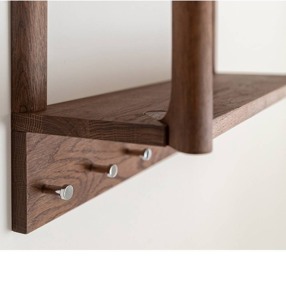 63cm Hängegarderobe in Eiche Tabacco - Gianus