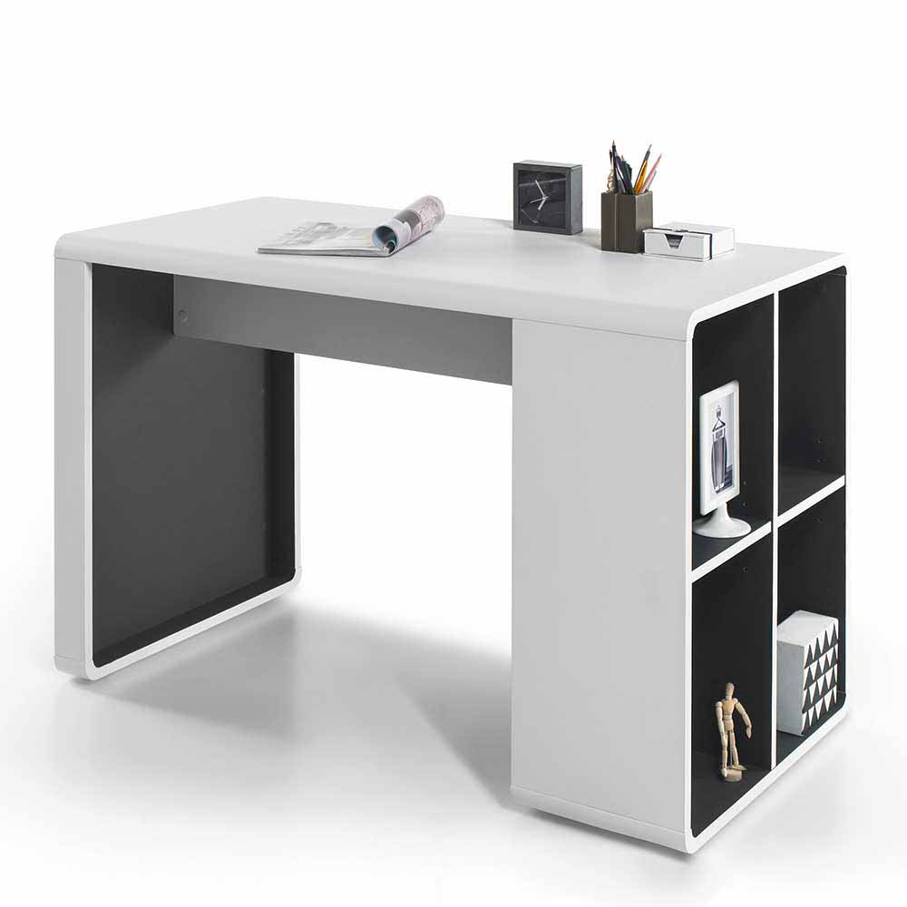 Moderner Schreibtisch mit Regal - Compadro