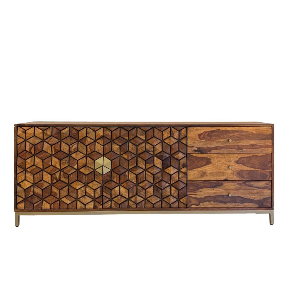 Design-Sideboard mit drei Schubladen - Runicava