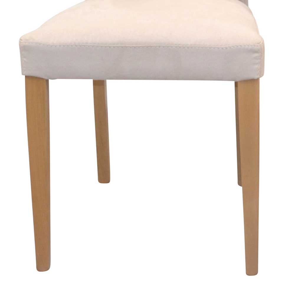Eleganter Stuhl in Beige - Mero (2er Set)