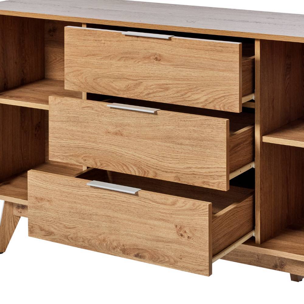Kombi-Sideboard in Eiche Optik - Standing