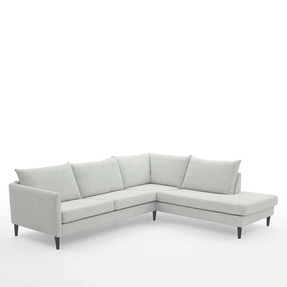 Ecksofa L-Couch in Offwhite - Udessa