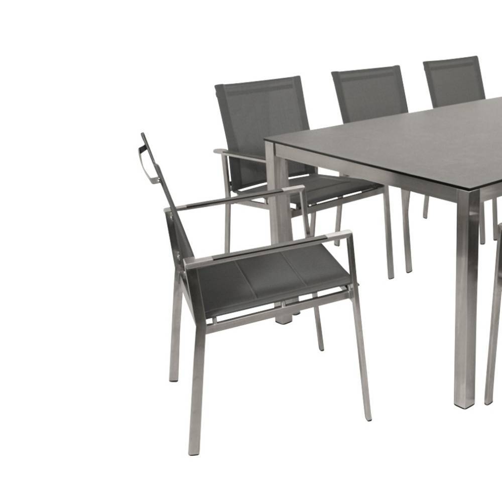8-Personen-Tischgruppe Set - Lyatea (neunteilig)