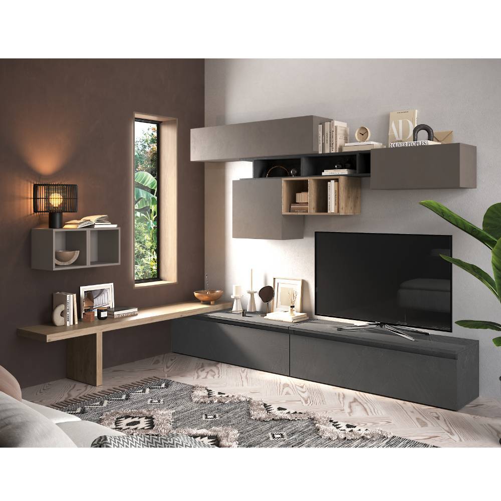 TV-Anbauwand Kombination modern - Gladiatore (elfteilig)
