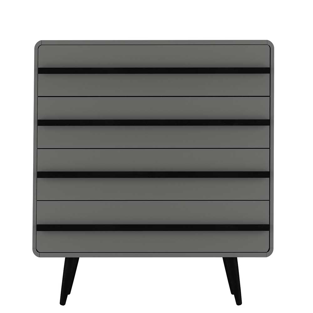 Moderne Kommode in Grau mit Schwarz - Pavias