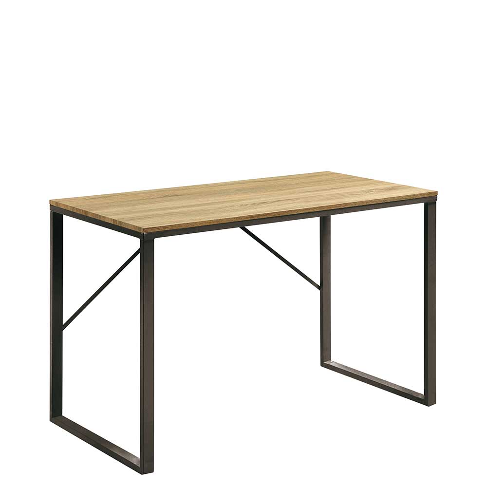 120x60 Bügelgestell Schreibtisch in Holz Dekor - Future