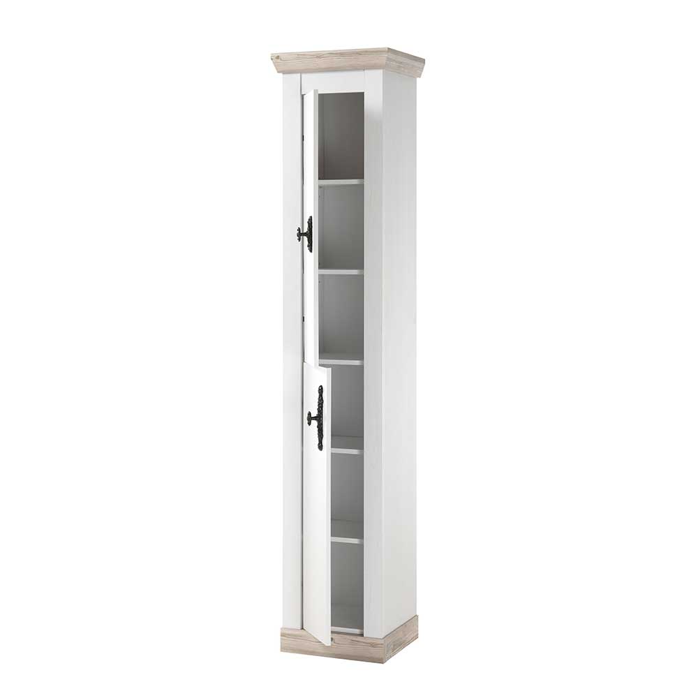 2-türiger Badezimmer Hochschrank im Country Style - Doules