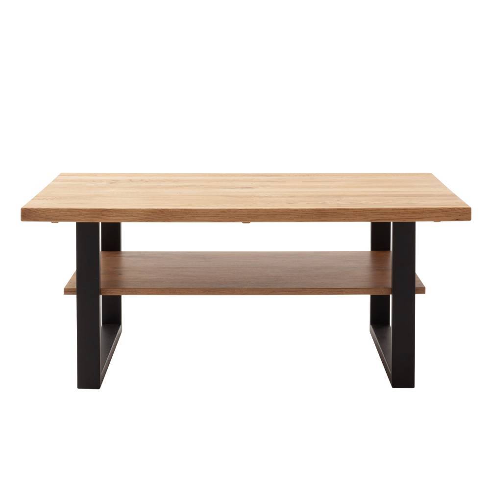 Industrial Couchtisch mit Zusatzablage - Scarlett