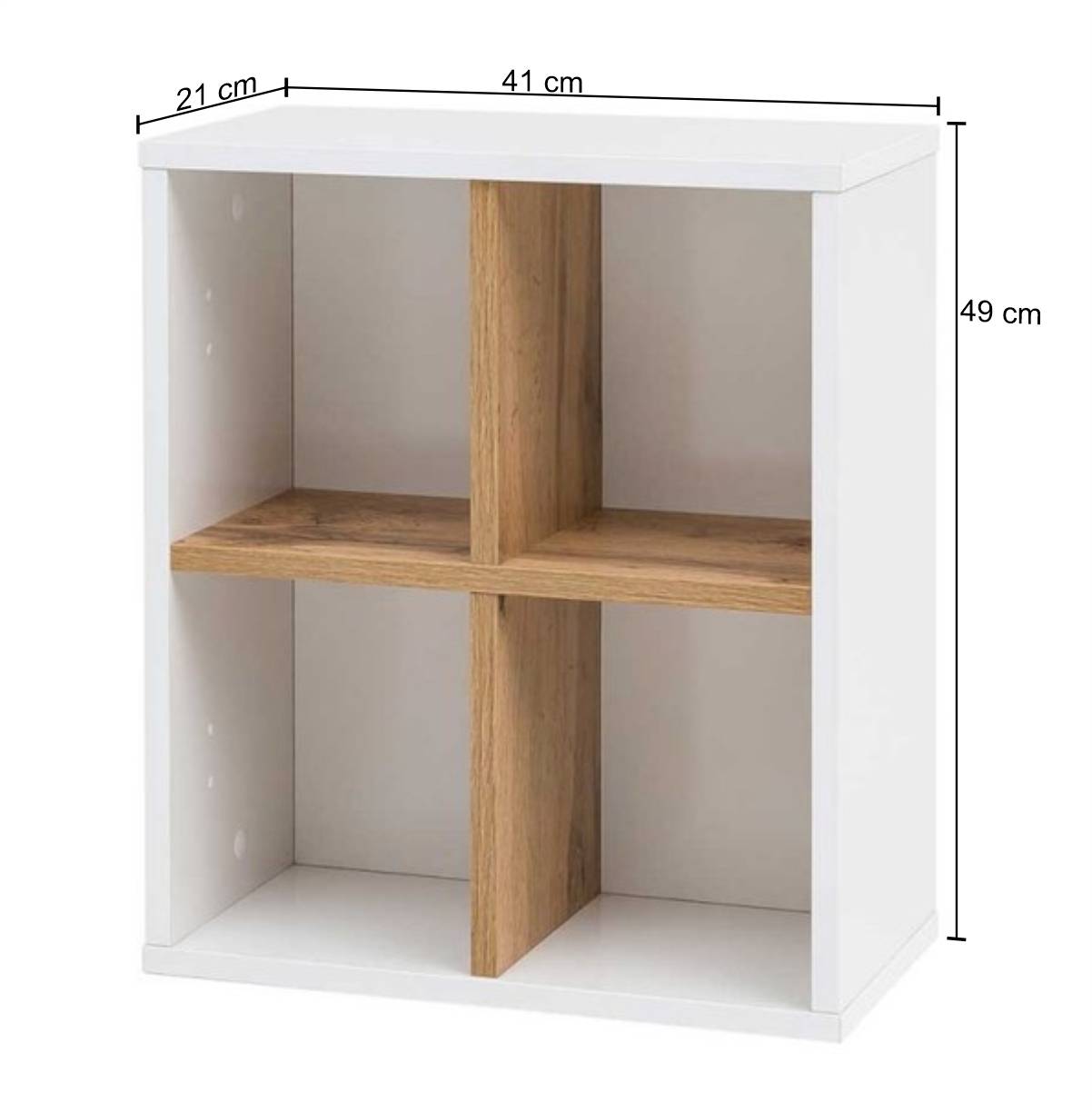 41x49x21 Bad Wandregal mit 4 Fächern - Utiona