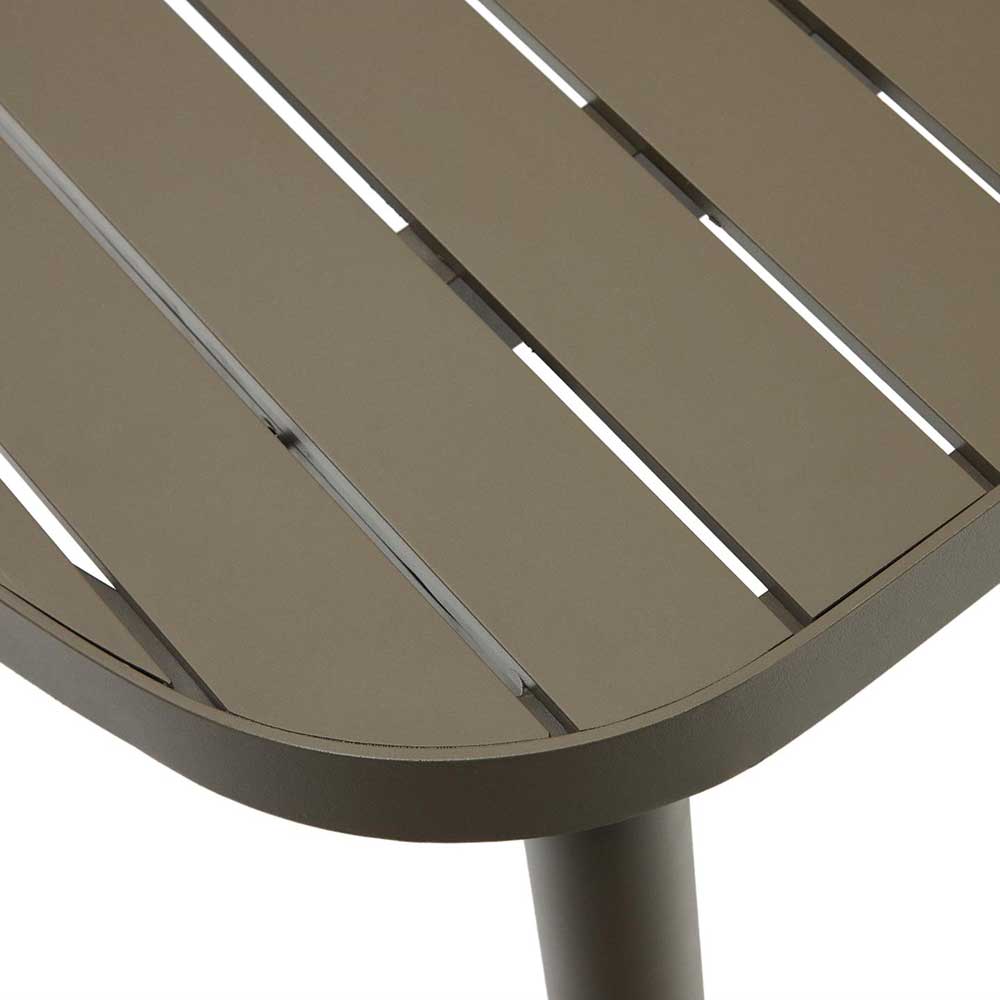 Ovaler Gartentisch aus Aluminium - Ocna