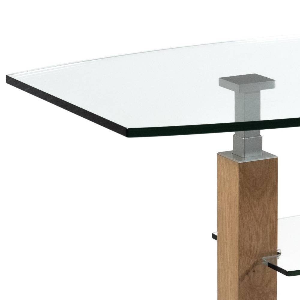 Glas-Couchtisch höhenverstellbar - Estravo